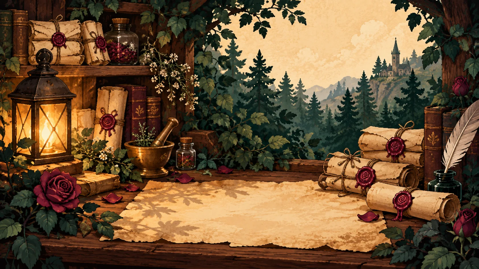 Human Memory by Rose β Rose & Etta β original 16-bit pixel-art illustration