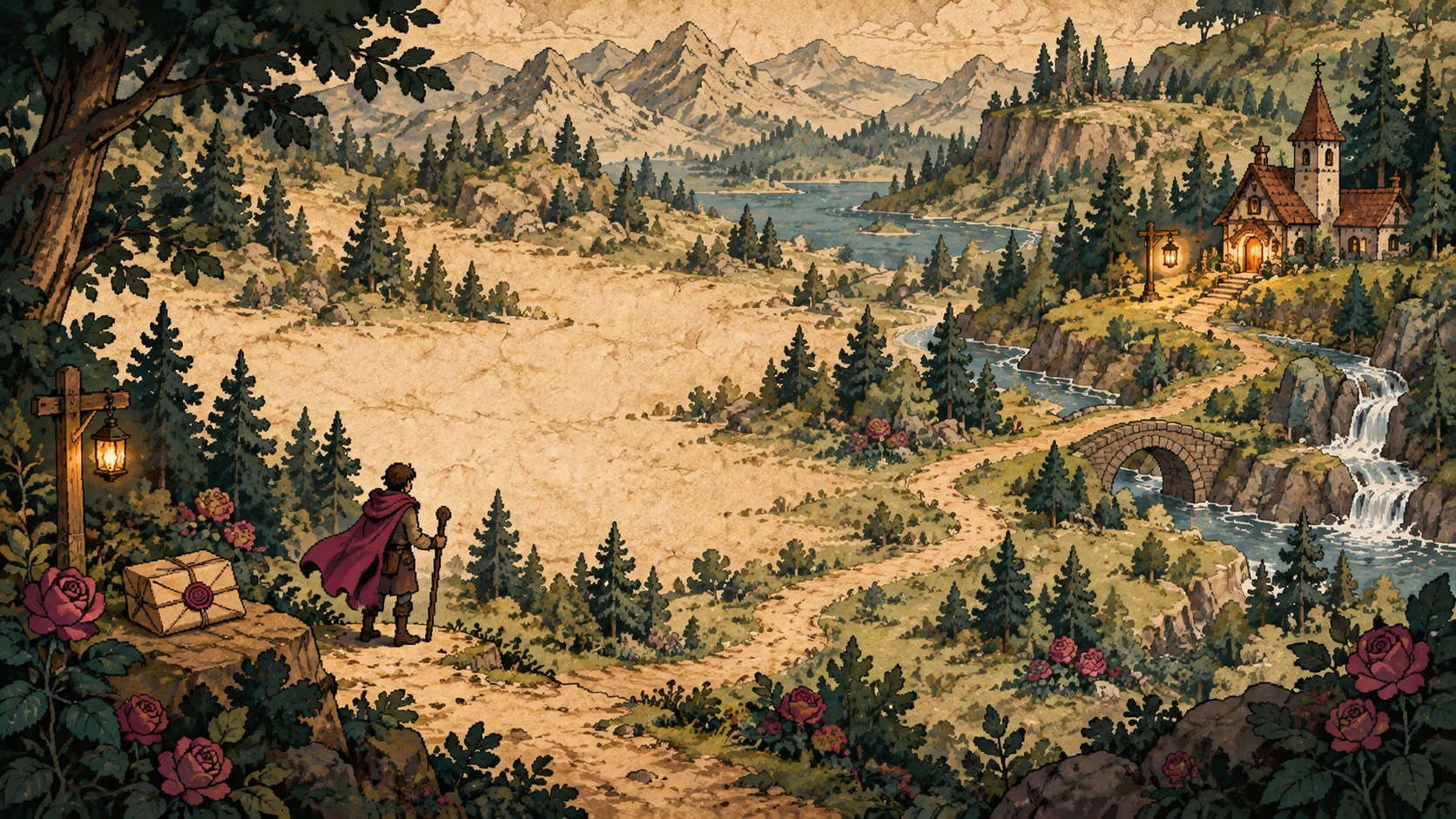 Refund Policy — Rose & Etta — original 16-bit pixel-art illustration
