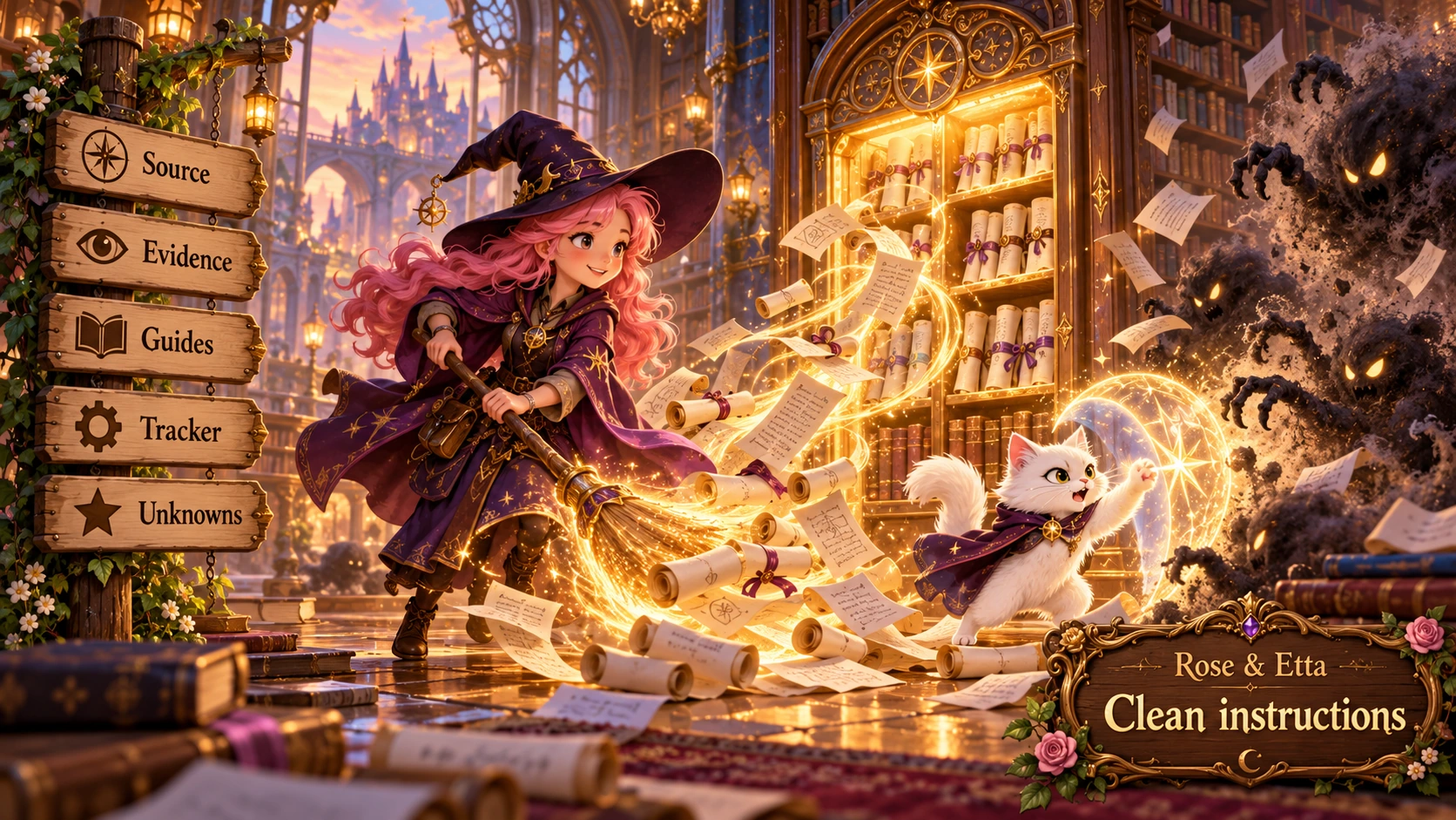 Rose and Etta β Clean instructions, an illustrated magical adventure