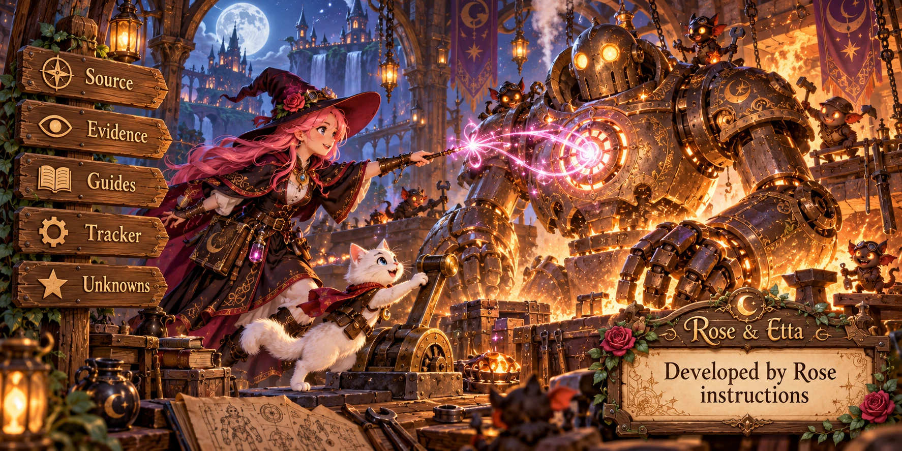 Rose and Etta β Developed by Rose instructions, an illustrated magical adventure