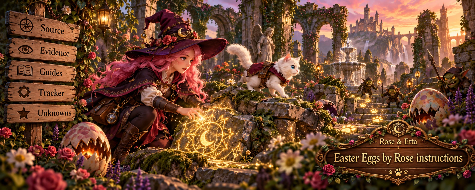 Rose and Etta β Easter Eggs by Rose instructions, an illustrated magical adventure