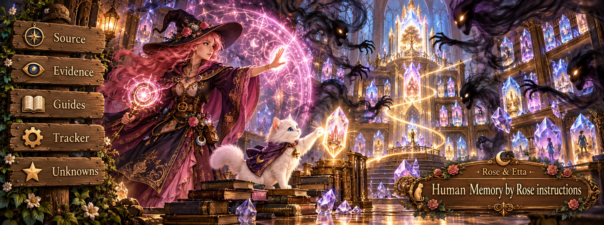 Rose and Etta β Human Memory by Rose instructions, an illustrated magical adventure