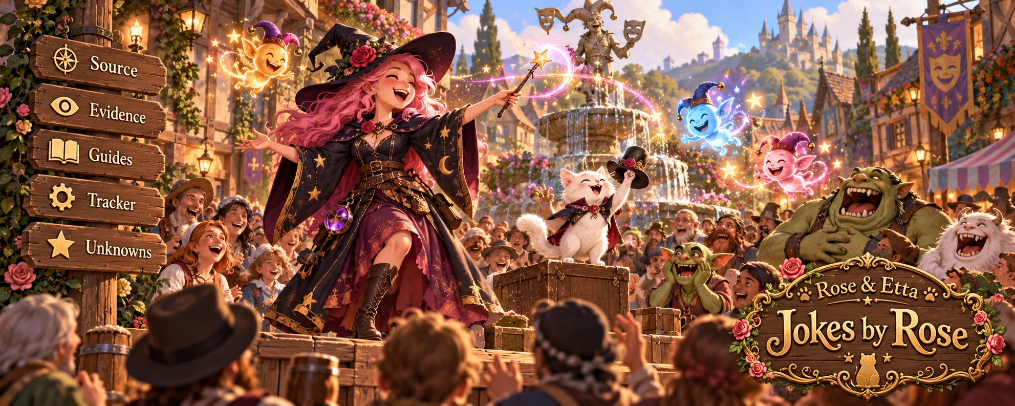 Rose and Etta β Jokes by Rose, an illustrated magical adventure