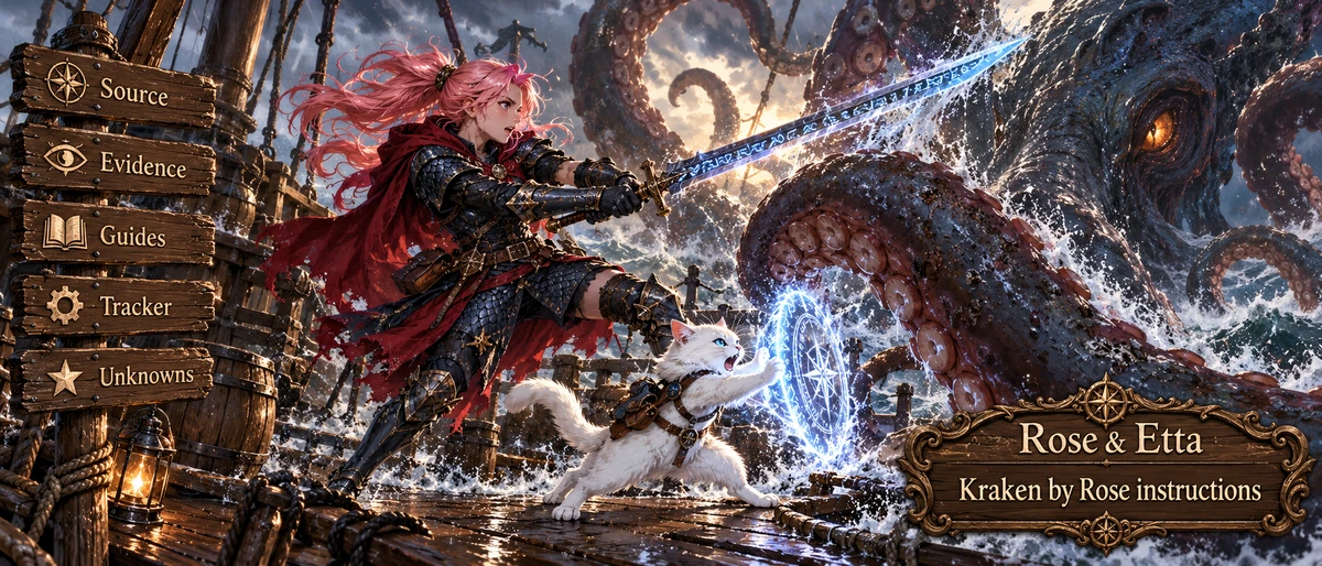 Rose and Etta fighting a kraken β Kraken by Rose instructions