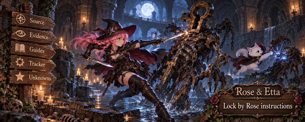 Rose and Etta fighting a monster β Lock by Rose instructions
