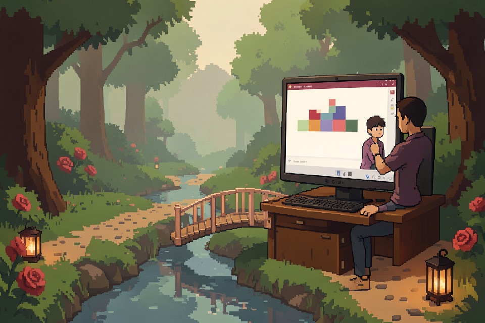 RDC by Rose — 16-bit pixel art concept art generated locally with Imagined by Rose