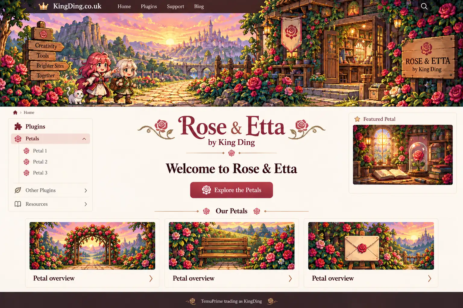 RDC Troubleshooting β Rose & Etta β original 16-bit pixel-art illustration