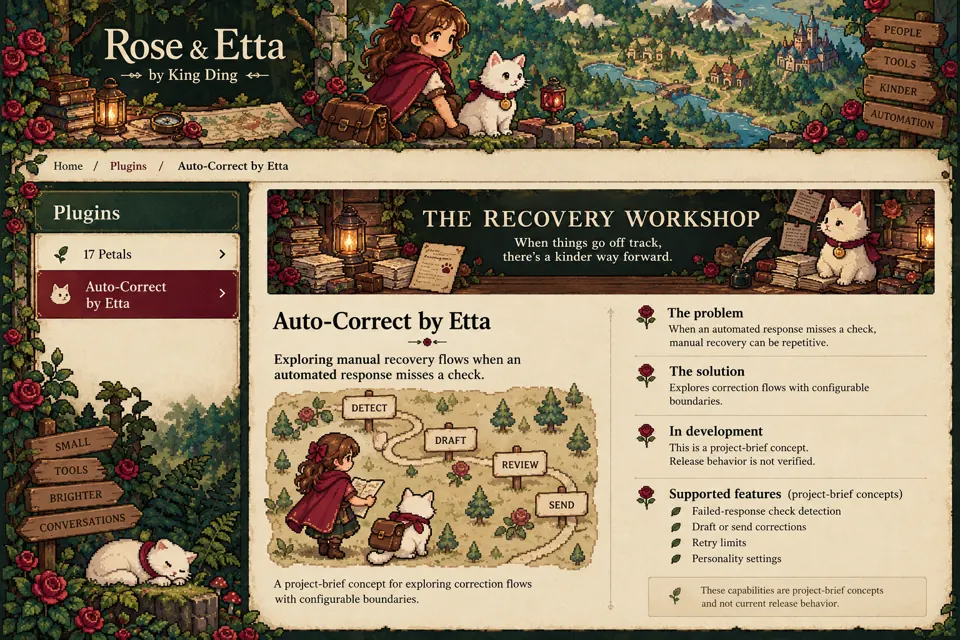 Teacher by Rose instructions — Rose & Etta — original 16-bit pixel-art illustration
