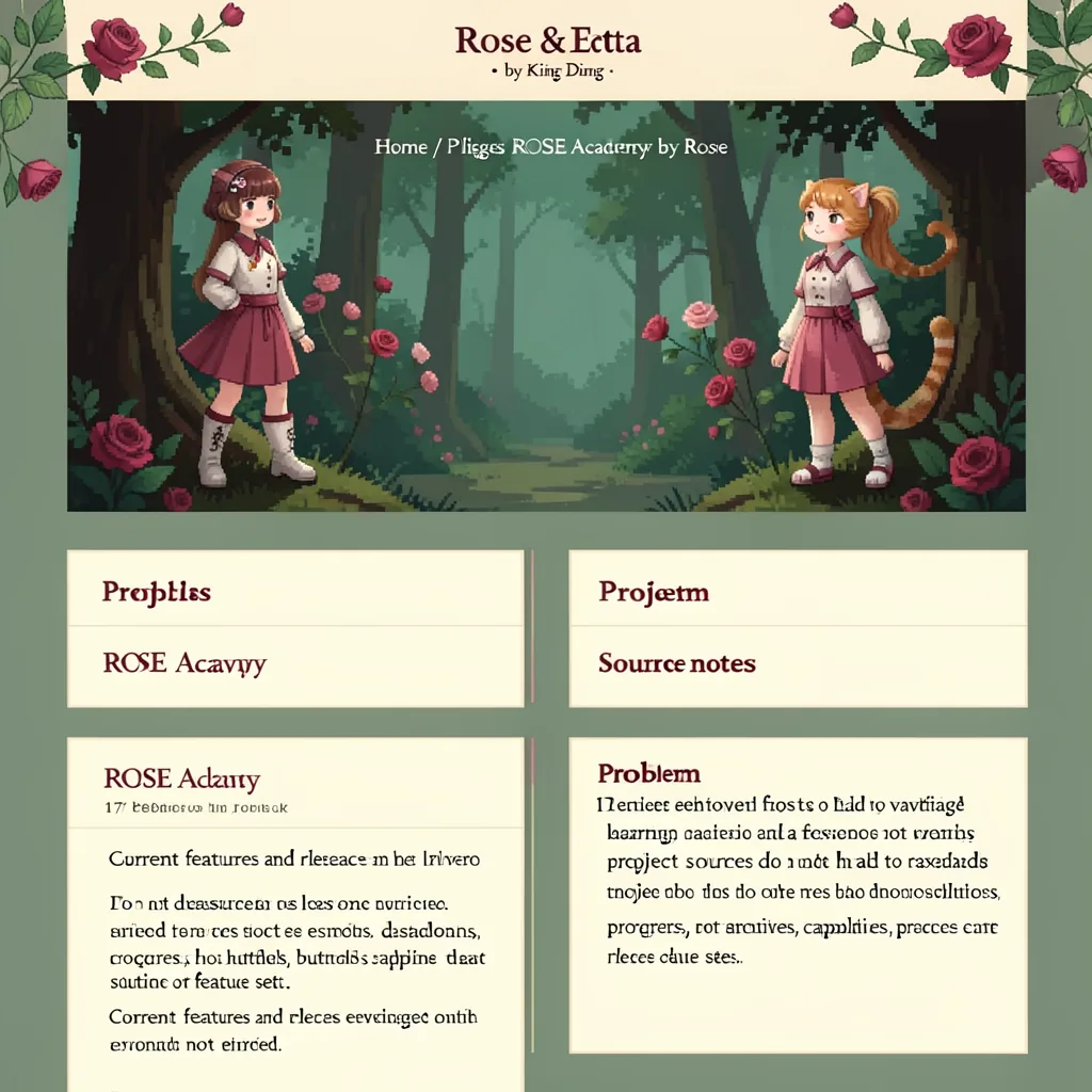 Human Memory by Rose β Rose & Etta pixel-art illustration; artwork, not a product-interface screenshot