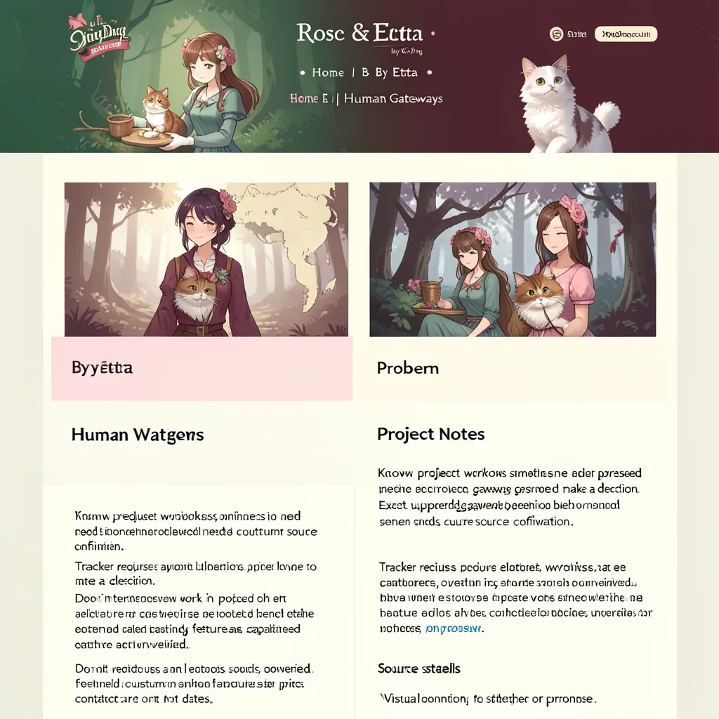 Auto Append by Rose — Rose & Etta pixel-art illustration; artwork, not a product-interface screenshot