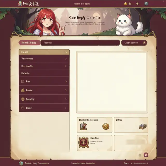 Auto-Correct by Rose — Rose & Etta pixel-art illustration; artwork, not a product-interface screenshot