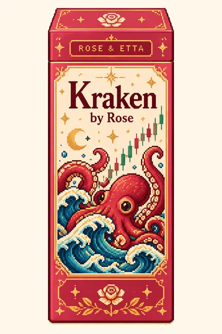 Rose & Etta pixel-art package for Kraken by Rose