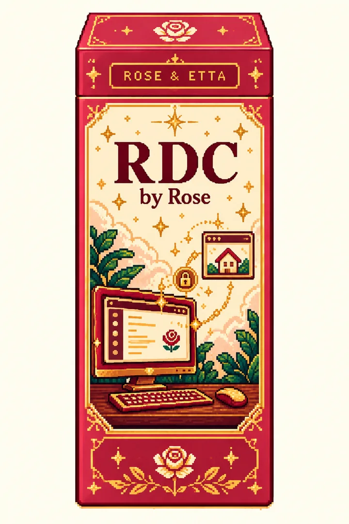 Rose & Etta pixel-art package for RDC by Rose